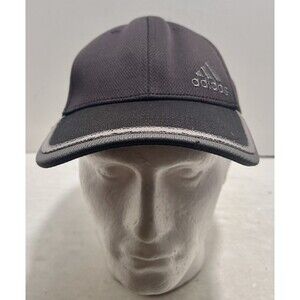 ADIDAS Climalite AFlex Hat/Cap Size L/XL Black Gray Trim